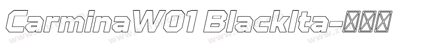 CarminaW01 BlackIta字体转换 CarminaW01 BlackIta字体转换
